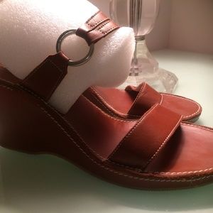 AUTHENTIC COACH WEDGE SANDALS SIZE US-10